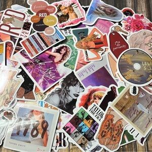 5for$10 Singer Taylor Swift Red Album 50Pc Stickers Waterbottle, Notebook, More